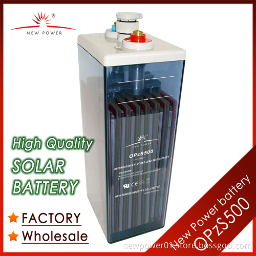 2V500ah Solar Battery /Opzs Lead Acid Battery (OPzS500)